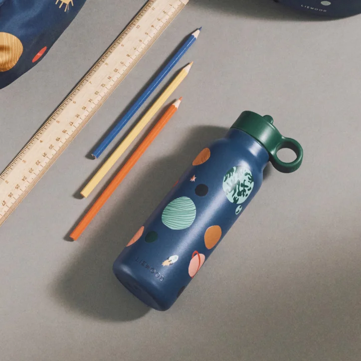 LIEWOOD - Falk Wasserflasche, 350 ml, Universe / classic navy