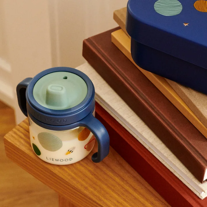 LIEWOOD - Kylo Trinklerntasse, 280 ml, Universe / classic navy