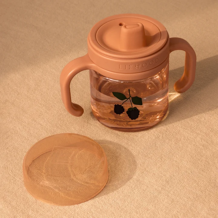 LIEWOOD - Kylo Trinklerntasse, Tritan, 280 ml, Berry / pale tuscany