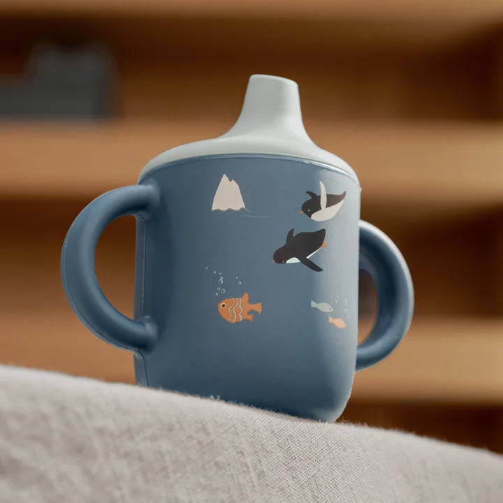 LIEWOOD - Neil Silikon Trinklerntasse, Arctic Sea / ocean view