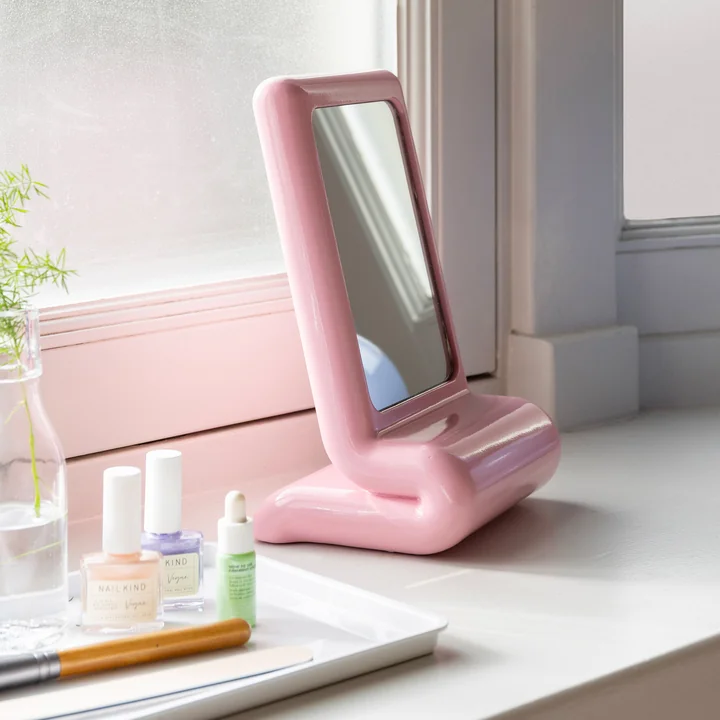 &klevering - Vanity Kosmetikspiegel, pink
