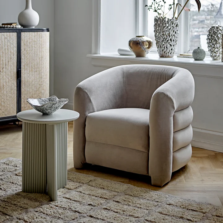 Bloomingville - Joel Lounge Stuhl, grau