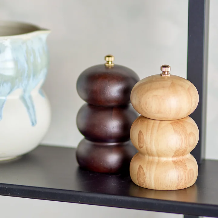 Bloomingville - Marge Salz- & Pfeffermühle, natur (2er Set)