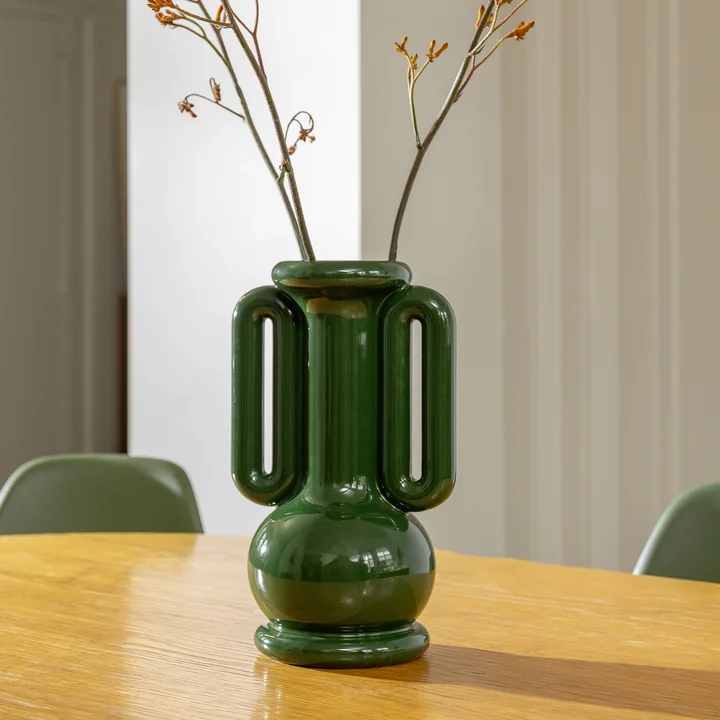 &klevering - Amfora Vase, H 36 cm, grün