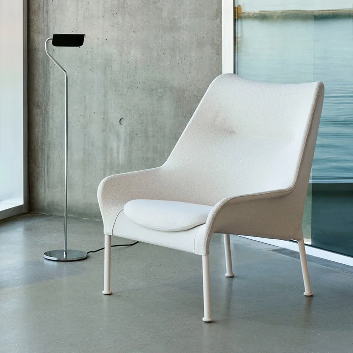 HAY - O2 Loungesessel, eggshell / cream (Lift) 