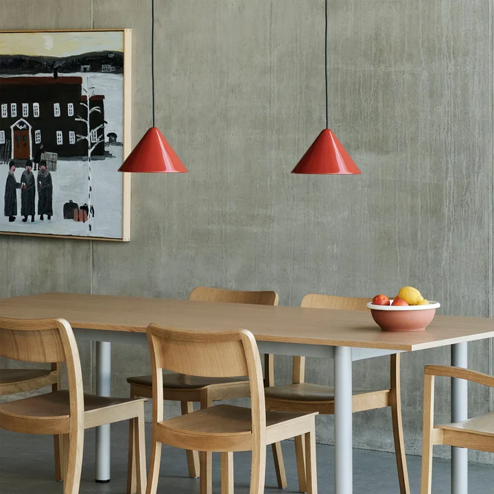 HAY - Compass Pendelleuchte, Ø 26 cm, pompeian red