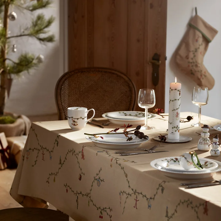 Kähler Design - Hammershøi Christmas Tischdecke, sand