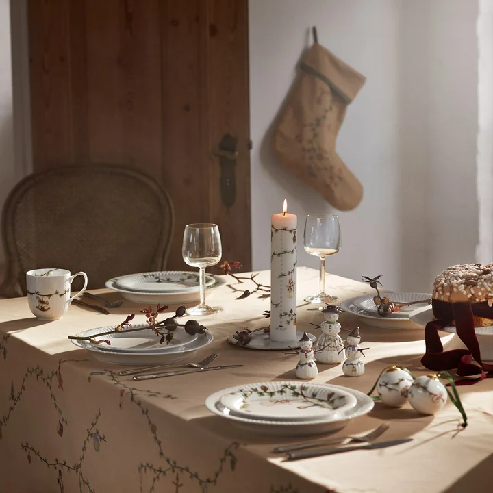 Kähler Design - Hammershøi Christmas Tischdecke, sand