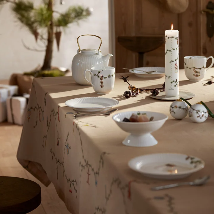 Kähler Design - Hammershøi Christmas Tischdecke, sand