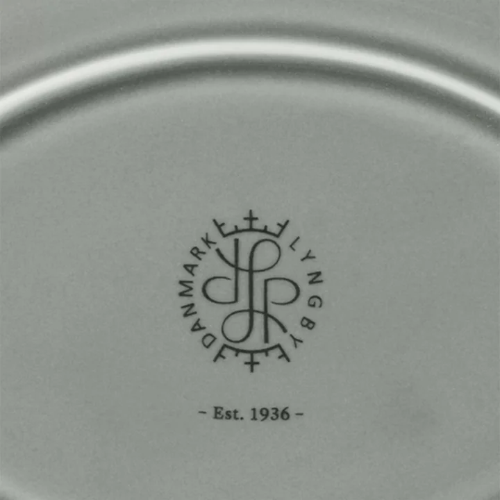 Lyngby Porcelæn - Rhombe Earth Servierplatte, moss