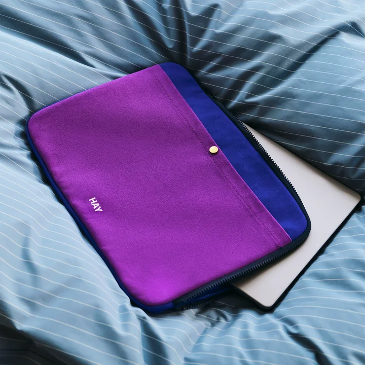 HAY - Multi Laptop Cover, 34,5 x 26 cm, purple multi