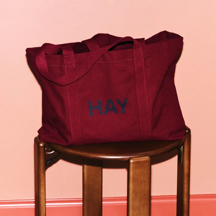 HAY - Shopper Bag, M, burgundy