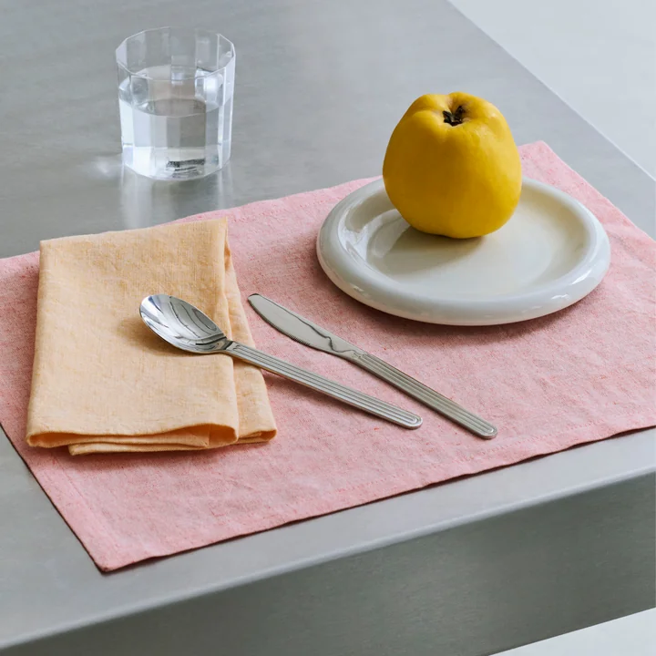 HAY - Tavolo Serviette und Tischset, 31 x 43 cm, soft orange und soft coral
