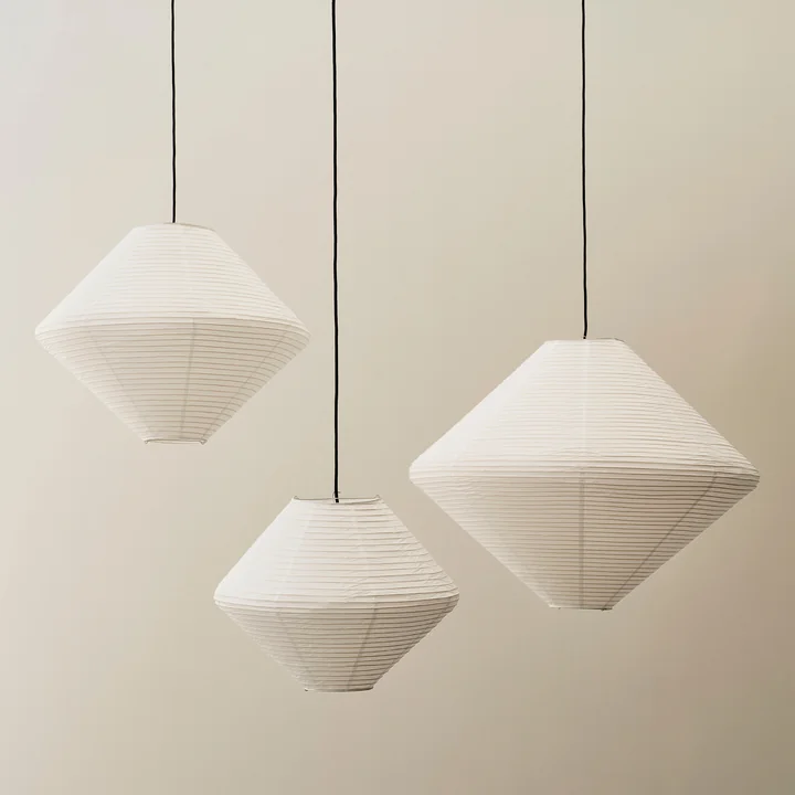 HAY - Paper Shade Diamond Lampenschirm, classic white