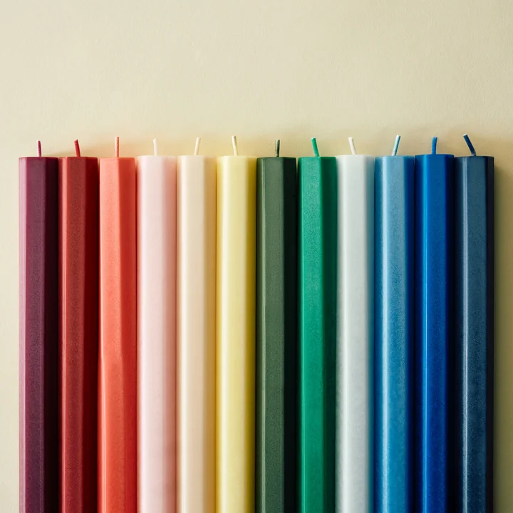 HAY - Hexagon Stabkerzen H 24 cm