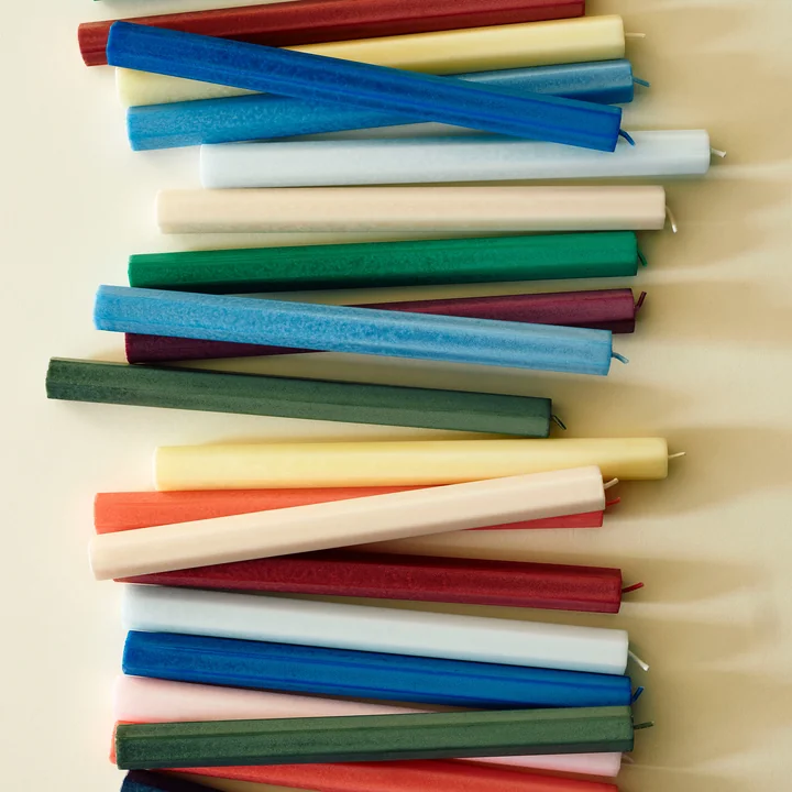 HAY - Hexagon Stabkerzen H 24 cm