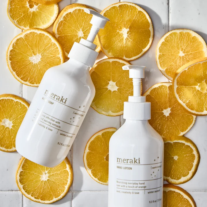 Meraki - Geschenkbox Warm orange, Winter moment, 275 ml (2er-Set)