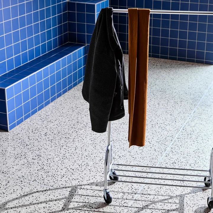 House Doctor - Robe Kleiderständer, 1000 cm x H 160 cm, silber-finish