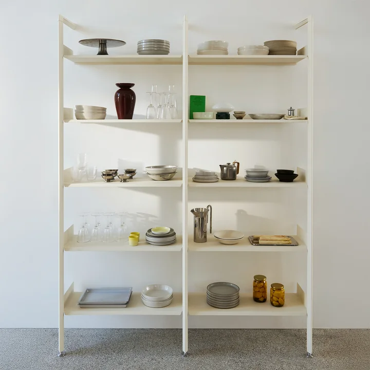 &Tradition - Rombe Konfiguration A IF1 & IF4 Regal, alabaster / Regalböden alabaster