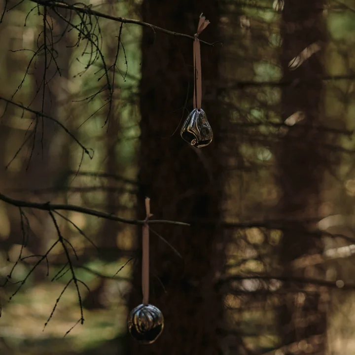 Ferm Living - Bellure Weihnachtskugel, silber (2er Set)