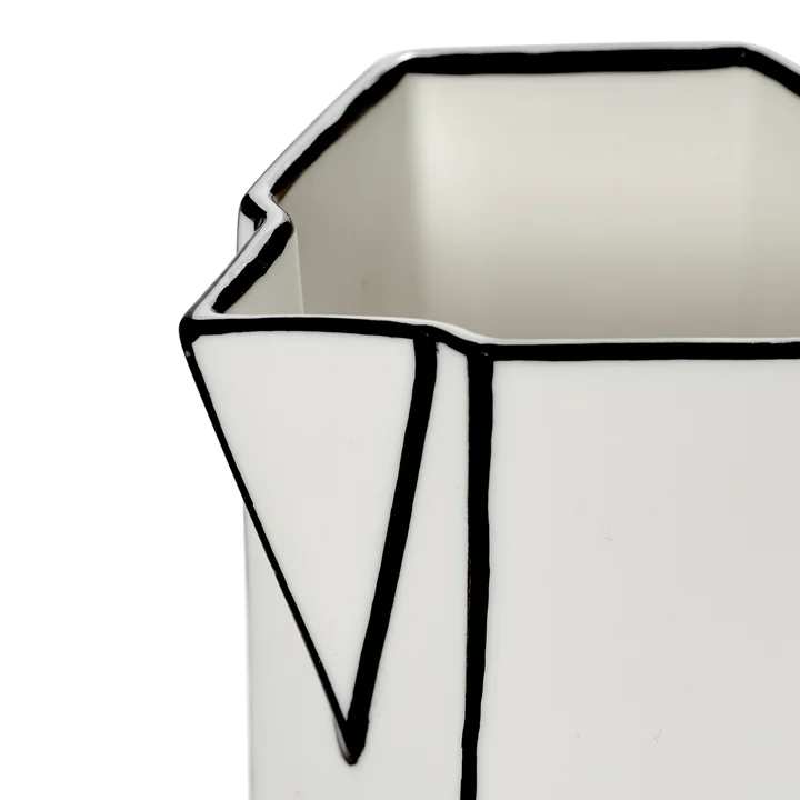 Serax - Carte Blanche Krug, weiß / schwarz