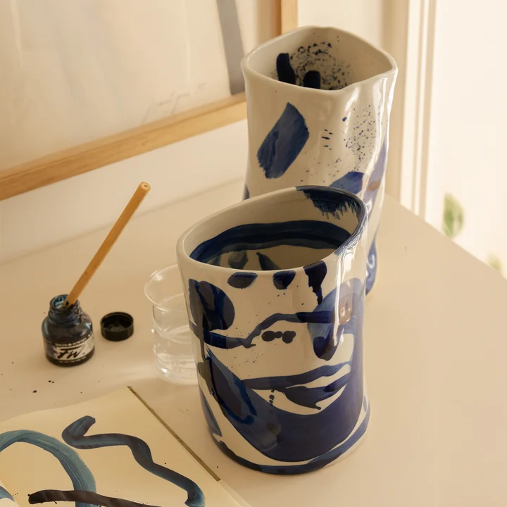 Serax - Sophia Vase S und M, blau