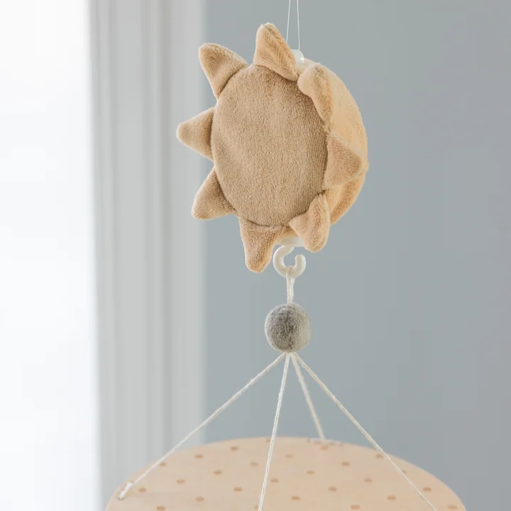 Sebra - Musik & Spiegel-Mobile Woodland, mehrfarbig