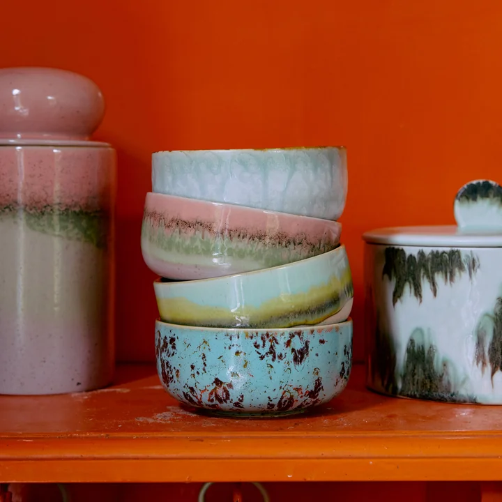 HKliving - 70's Dessertschale, Ø 12,5 cm