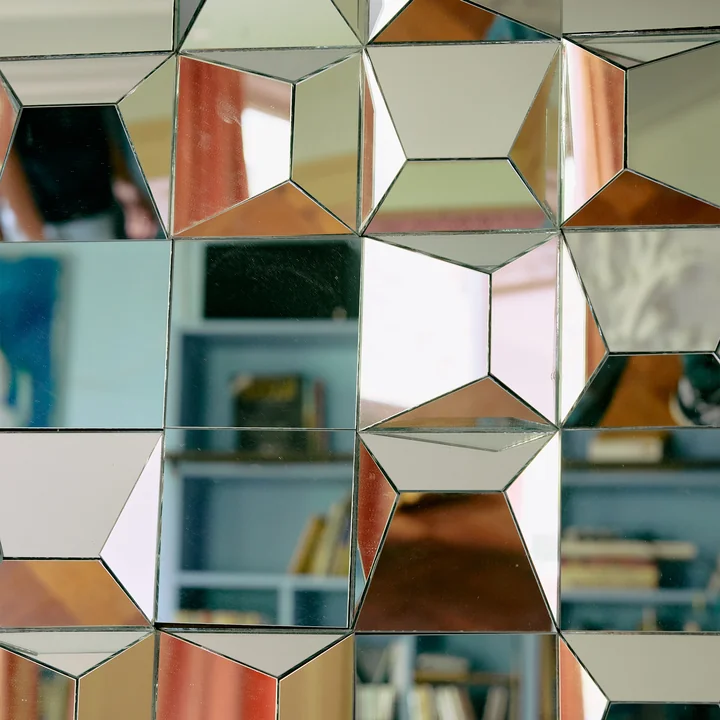 HKliving - Relief Wandspiegel, 60 x 85 cm