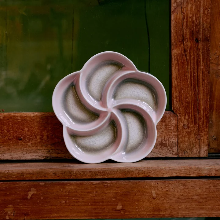 HKliving - 70's Snack-Tablett, Ø 20,3 cm, muse