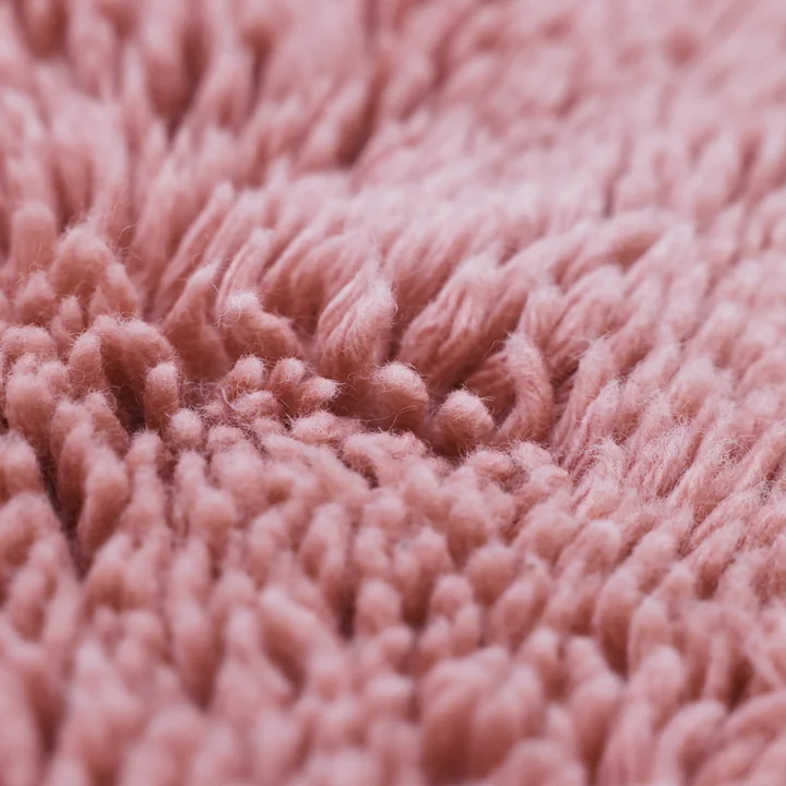 HKliving - Fluffy Teppich, 150 x 240 cm, pink