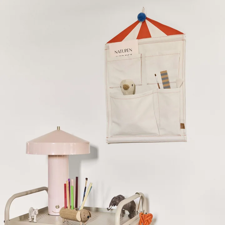 OYOY Mini - Circus Wandaufbewahrung 1, clay / red