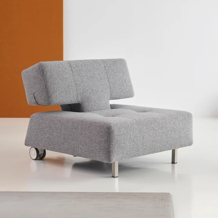 Innovation Living - Long Horn Deluxe Excess Sessel, grau (565 Twist Granite)