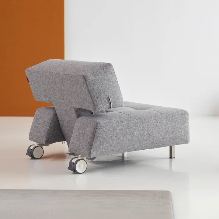 Innovation Living - Long Horn Deluxe Excess Sessel, grau (565 Twist Granite)