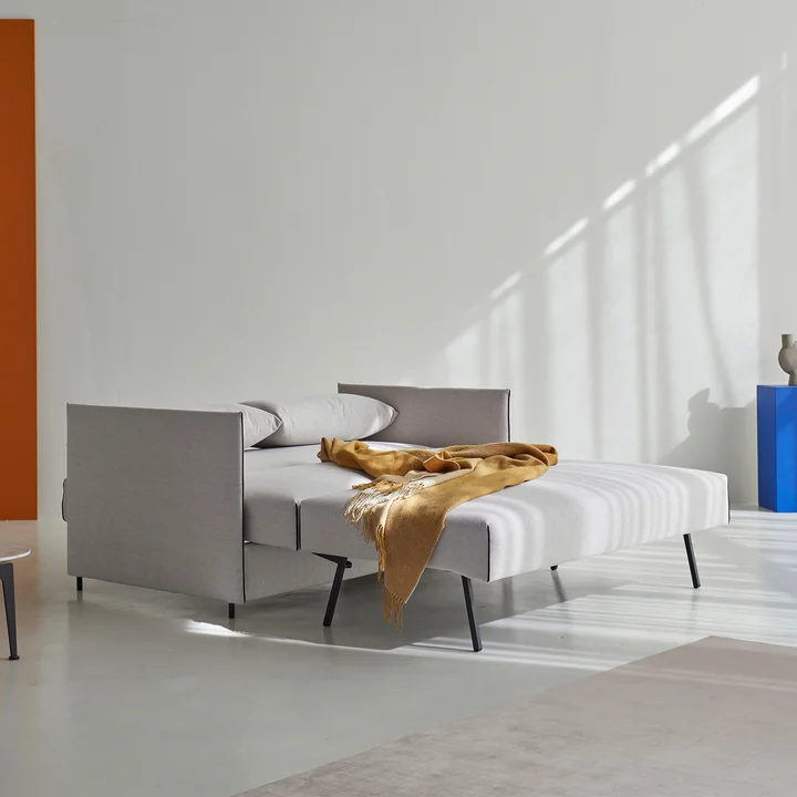 Innovation Living - Luoma Schlafsofa, 150 x 92 cm, sand (300 Weda)