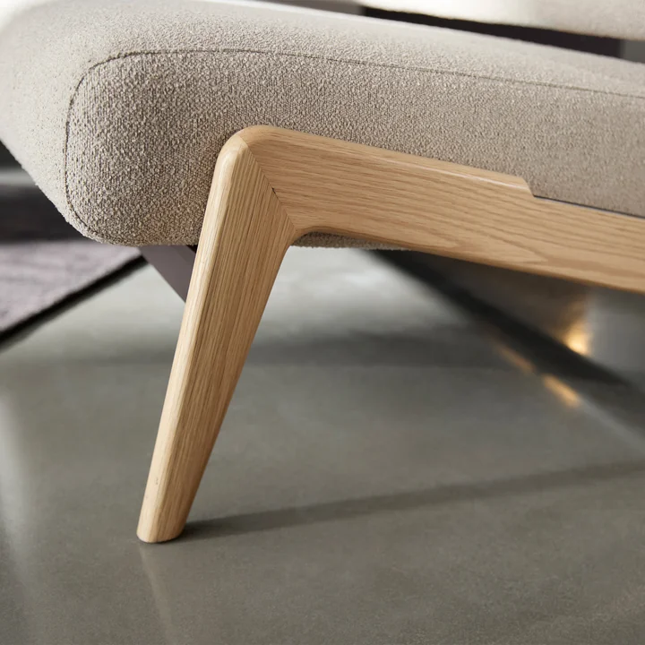 Innovation Living - Nolis Tagesbett, 213 x 92 cm, beige (539 Bouclé)