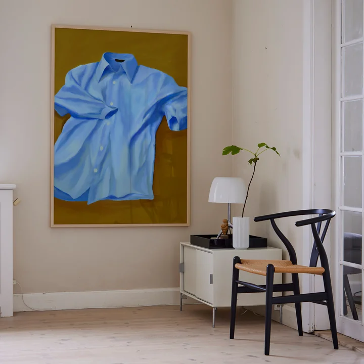 Paper Collective - Blue Shirt Poster, 100 x 140 cm