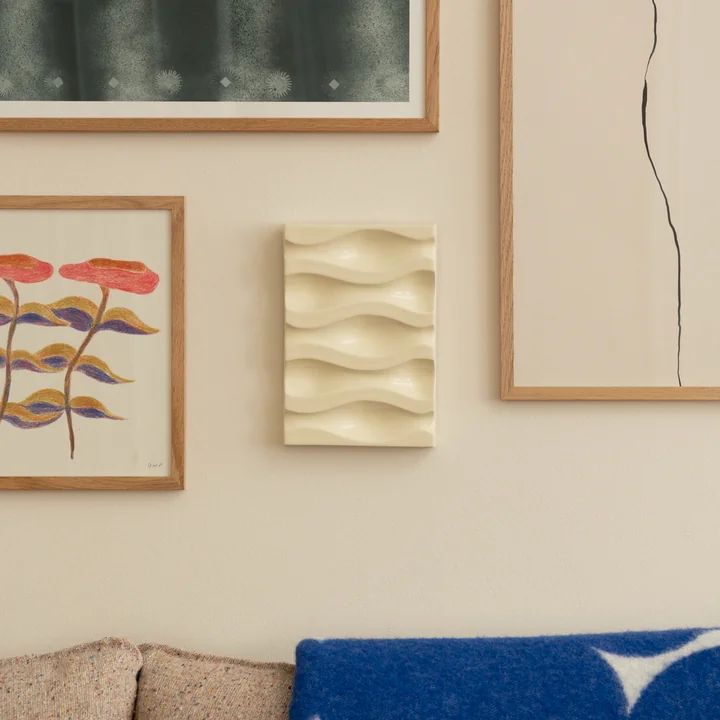 The Poster Club - Echo Relief 01 Wanddekoration, eggschell