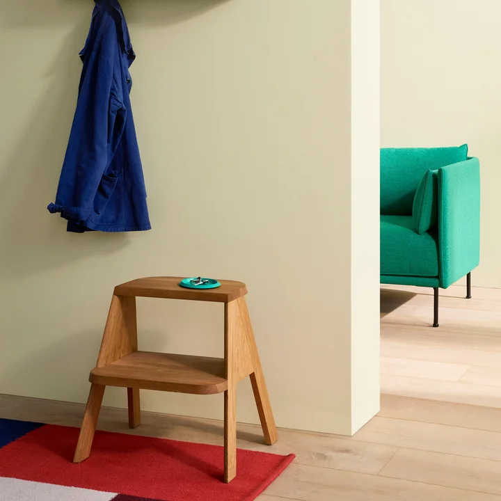 HAY - Butler Hockerleiter, Eiche geölt