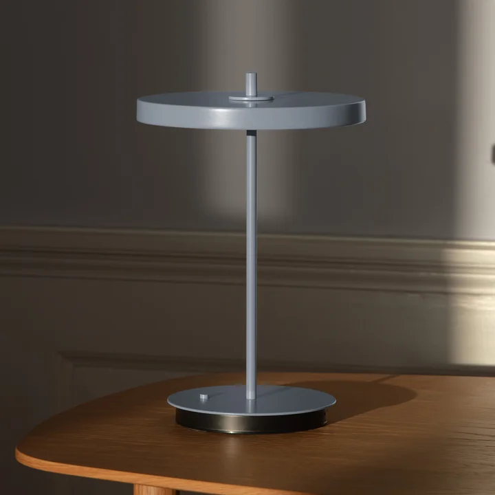Umage - Asteria Move LED Tischleuchte, monochrom, H 30,6 cm, pale blue