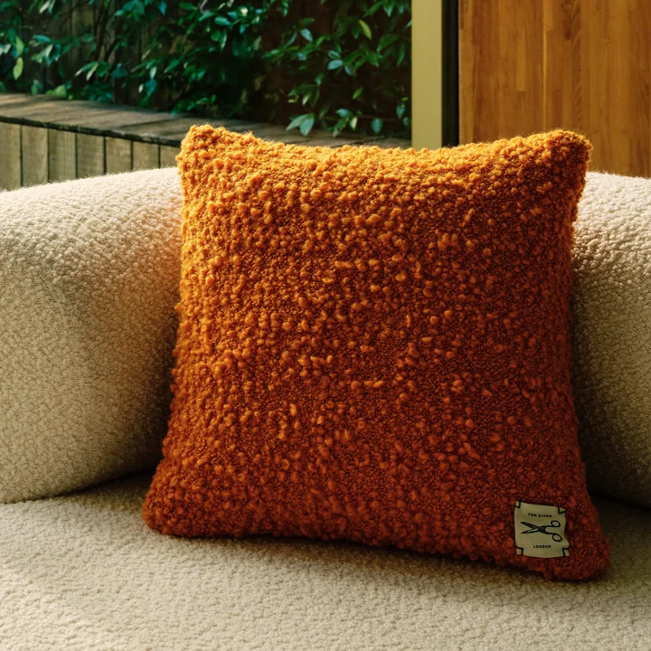 Tom Dixon - Bobble Kissen, 45 x 45 cm, ocker