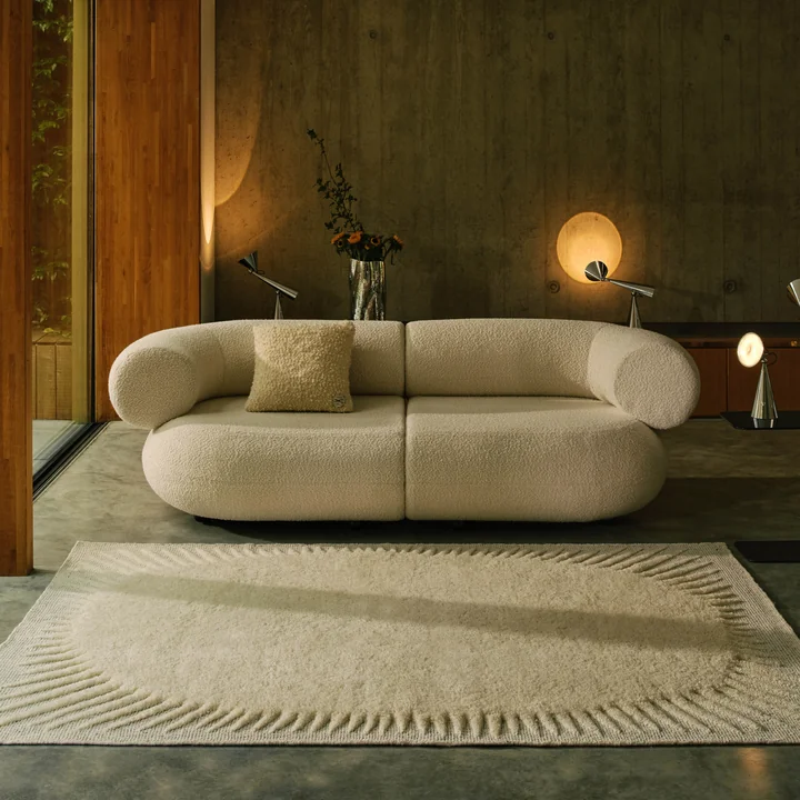 Tom Dixon - Edgy Teppich, natur