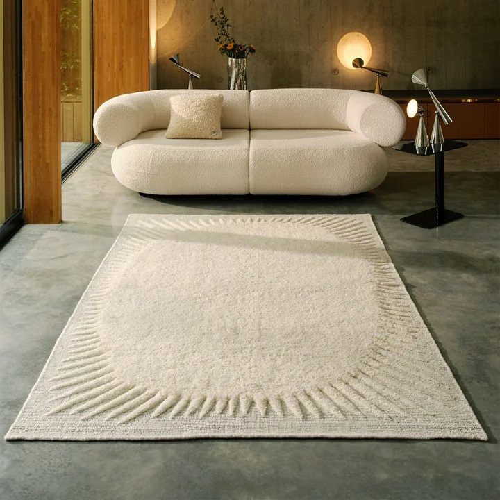 Tom Dixon - Edgy Teppich, natur