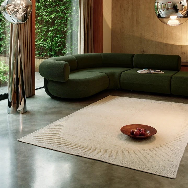 Tom Dixon - Edgy Teppich, natur