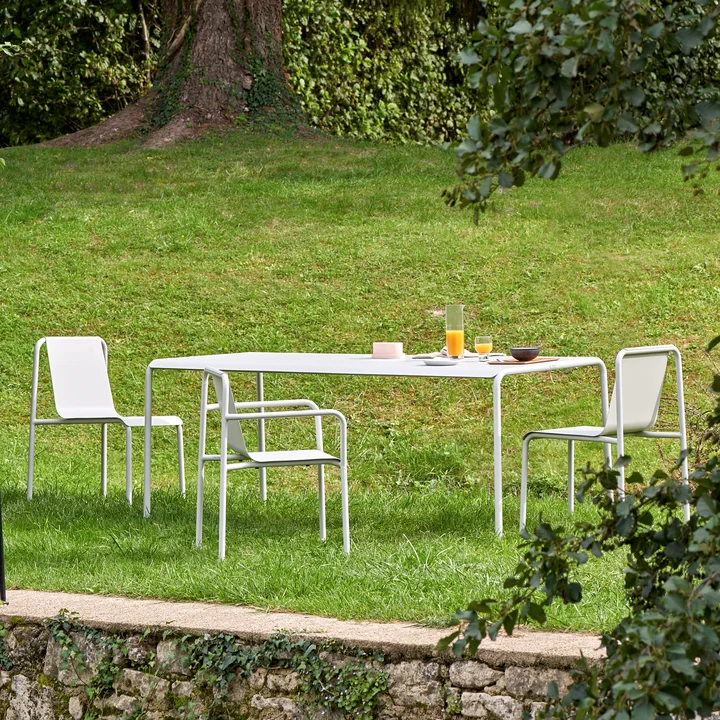 TipToe - Panorama Tisch, chalk grey