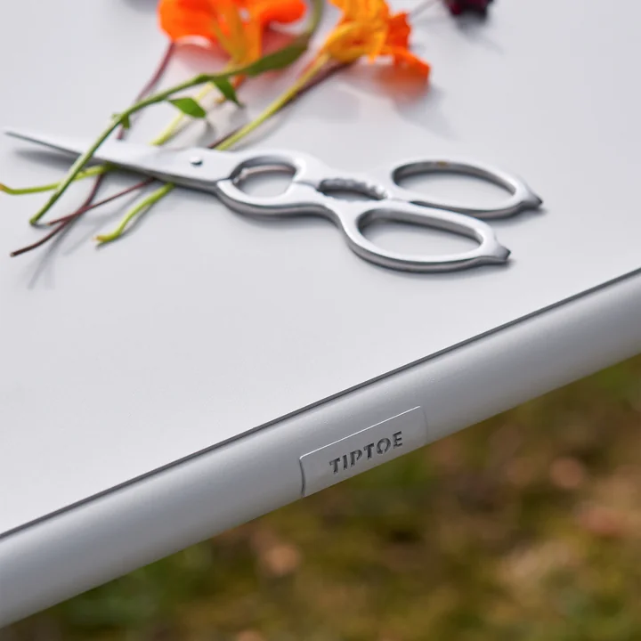 TipToe - Panorama Tisch, chalk grey