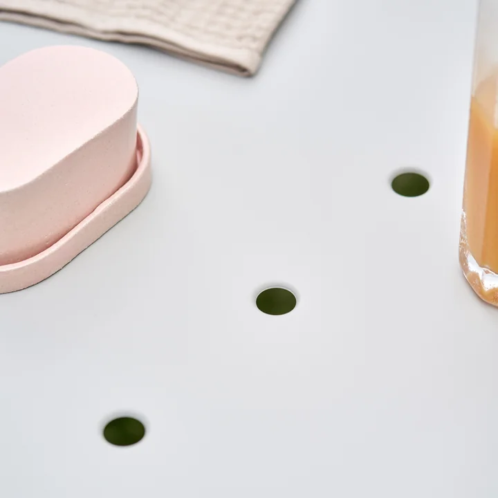 TipToe - Panorama Tisch, chalk grey