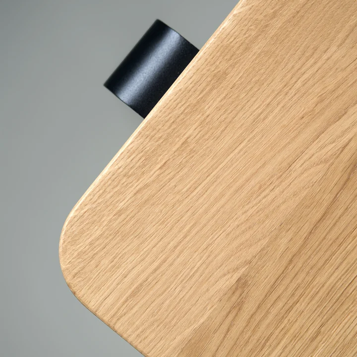 TipToe - LOU Bank, Eiche / Graphit schwarz