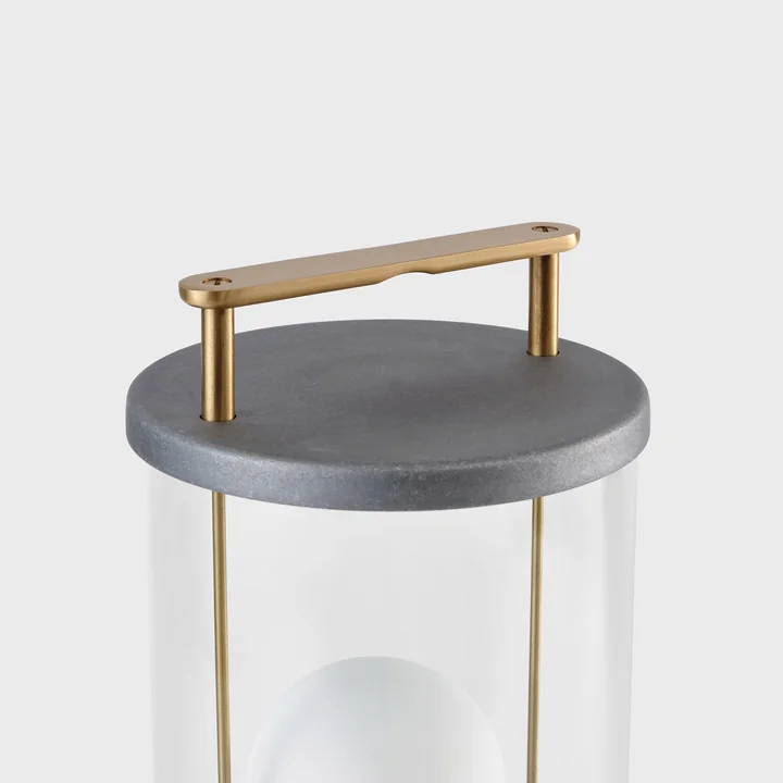 Tala - The Rugged Muse Akku-Tischleuchte, Aluminium raw