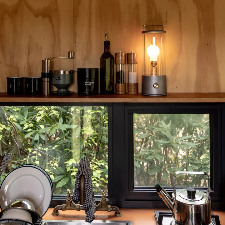 Tala - The Rugged Muse Akku-Tischleuchte, Aluminium raw